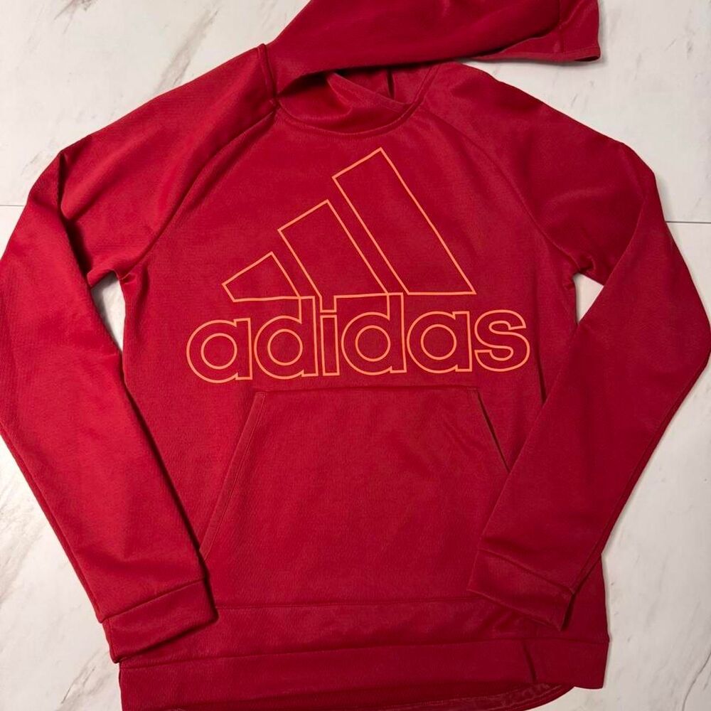 Adidas Red Hoodie – XS – Like New